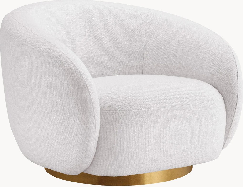 Cadeira giratória estofada Brice