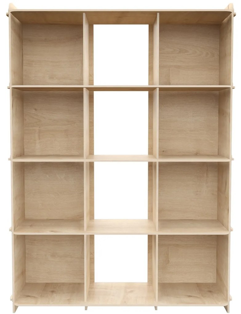 Estante Zimba – Carvalho – 92,5 x 132 x 30 cm