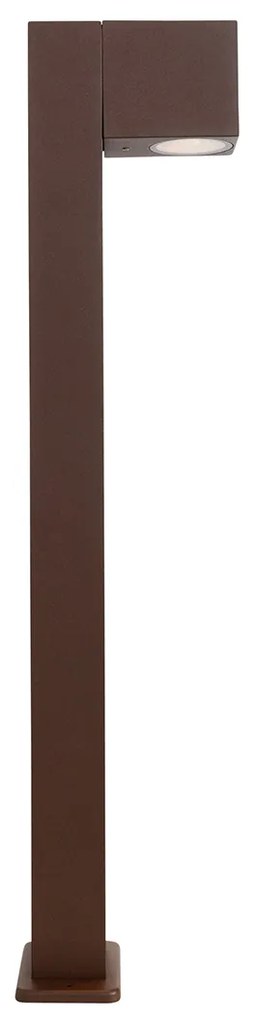 Candeeiro de pé exterior industrial castanho ferrugem 65 cm IP44 - Baleno Country / Rústico,Moderno