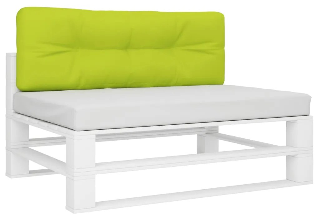 Almofadão p/ sofá de paletes 120x40x12cm tecido verde brilhante