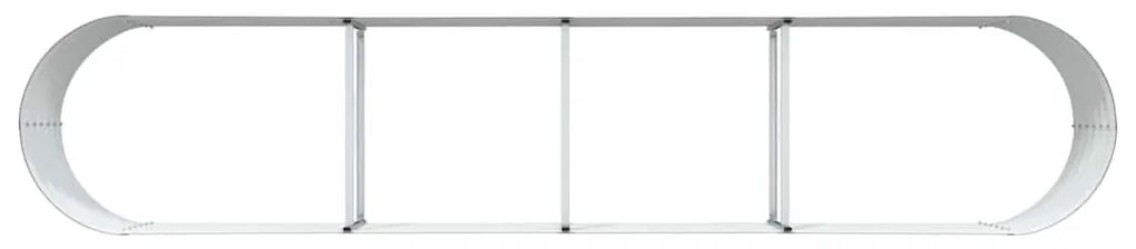 Cama Elevada de Jardim Marrom vidaXL 400x80x44 cm Aço Galvanizado