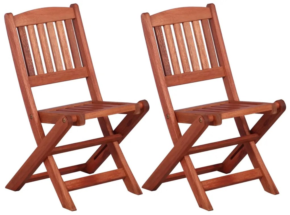 Conjunto jantar ext. infantil 4 pcs madeira de eucalipto maciça