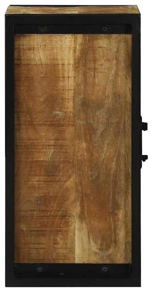 Armário de casa de banho 40x30x60 cm de madeira maciça em mangueira ás