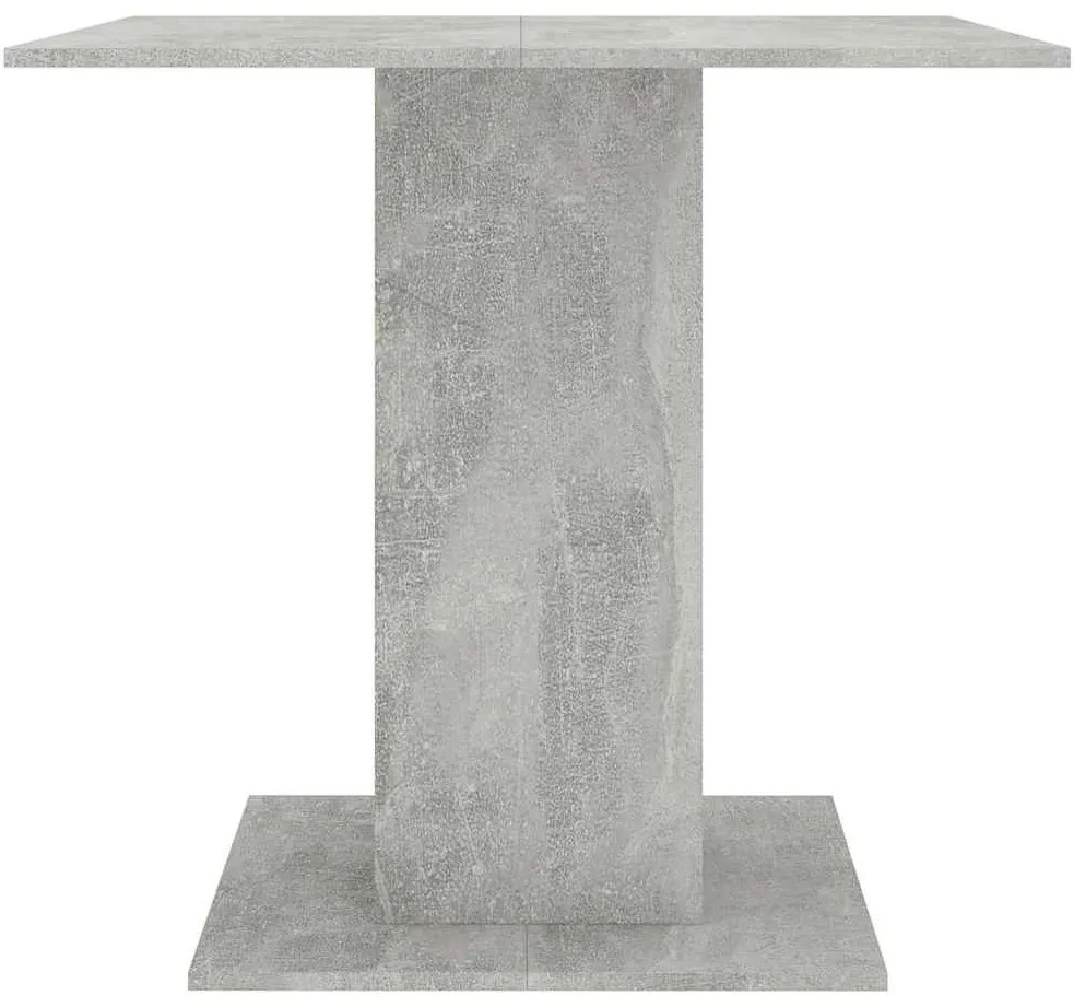 Mesa de jantar derivados de madeira cinzento cimento