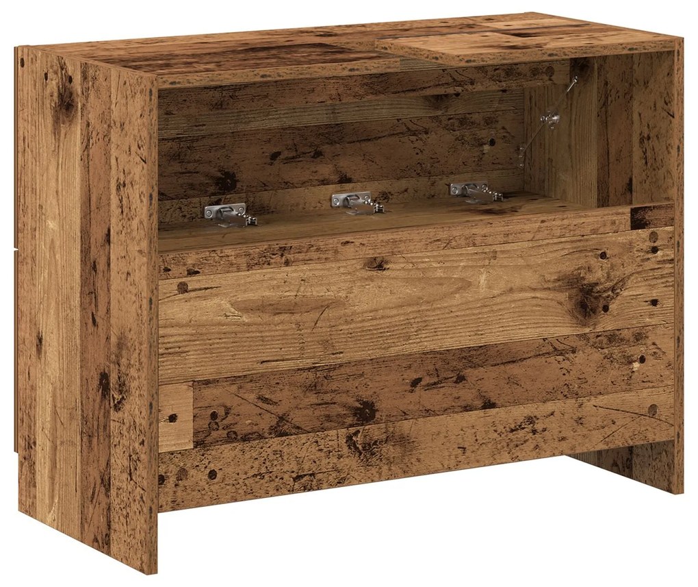 Armário de Pia Madeira Antiga 78x37x59 cm Madeira Engenharia