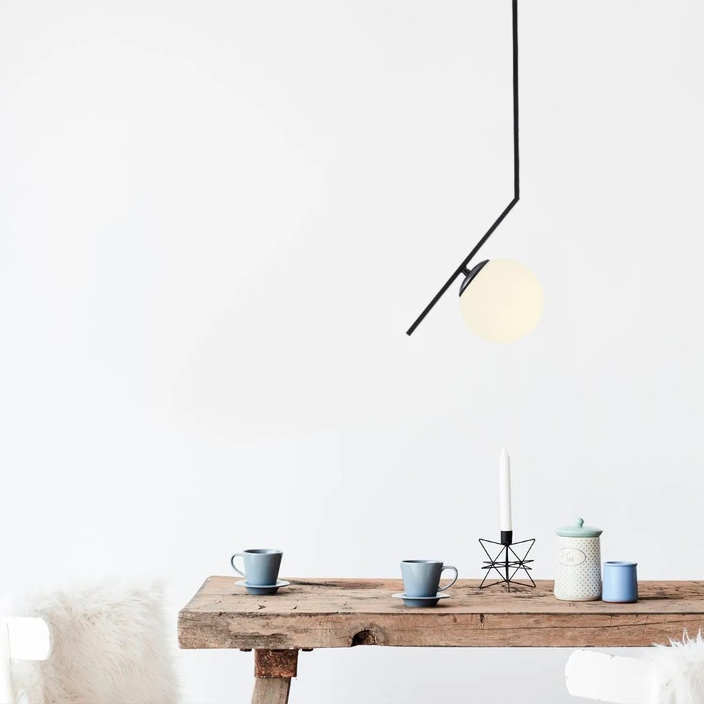 Chandelier Dolunay – Preto – 25 x 15 cm