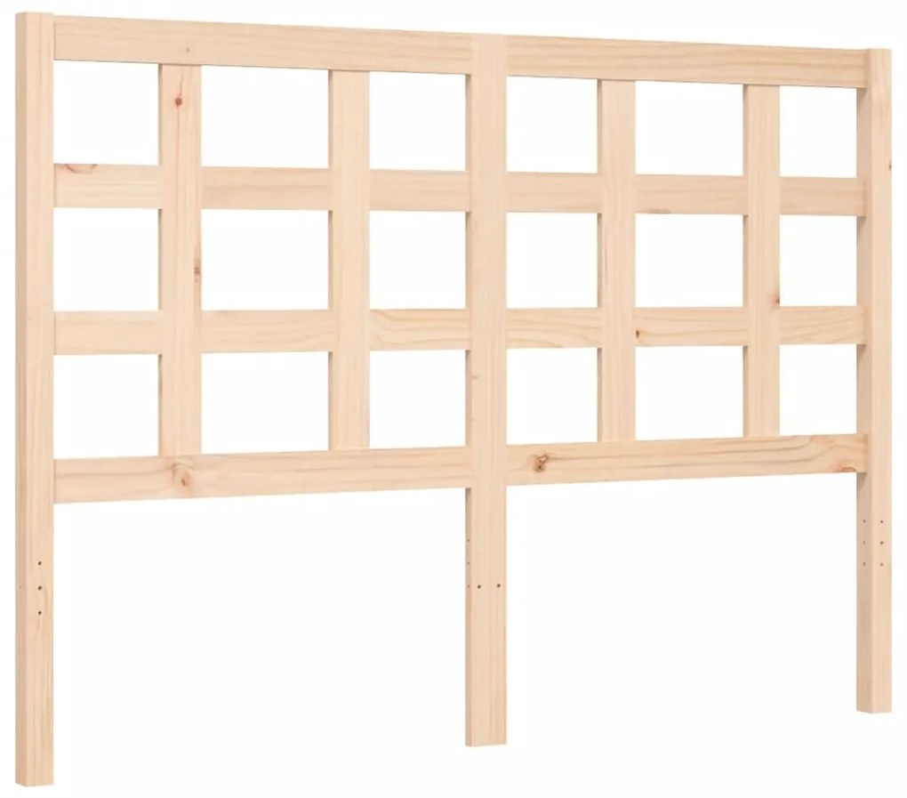 Cama sem colchão 140x190 cm madeira de pinho maciça