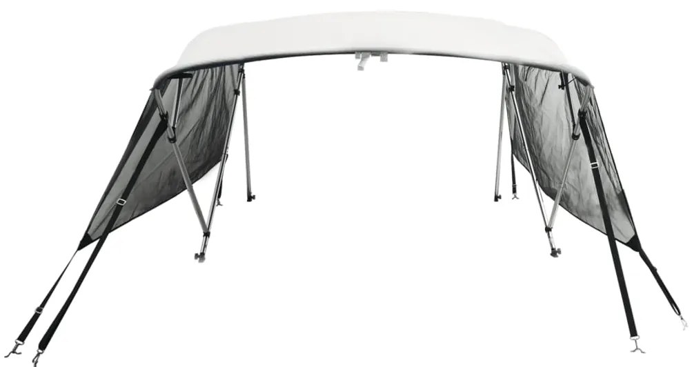 Toldo 4 arcos Bimini paredes malha laterais 243x(230-244)x137cm