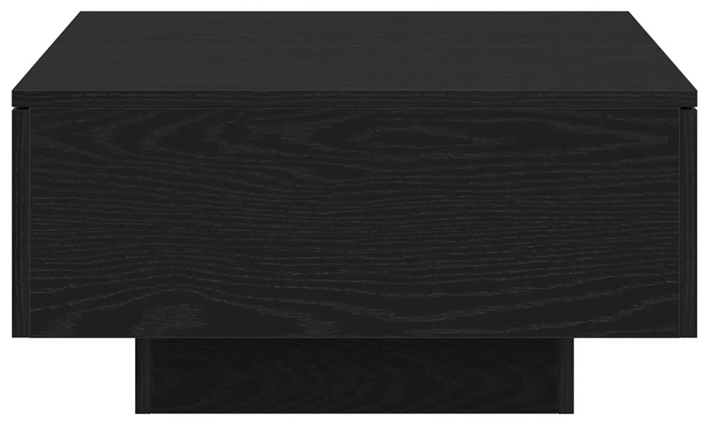 Mesa de Centro vidaXL em Madeira de Carvalho Preto 90x60x31 cm