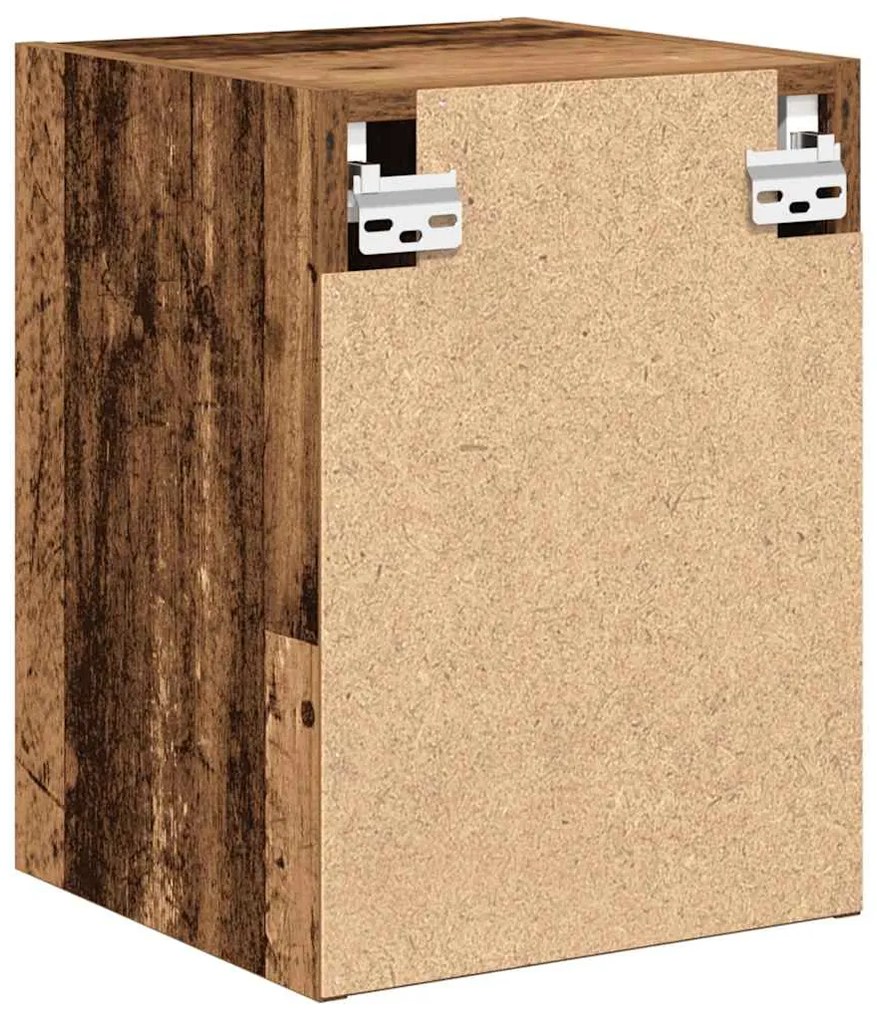 Armários de parede para garagem 2 pcs derivados de madeira