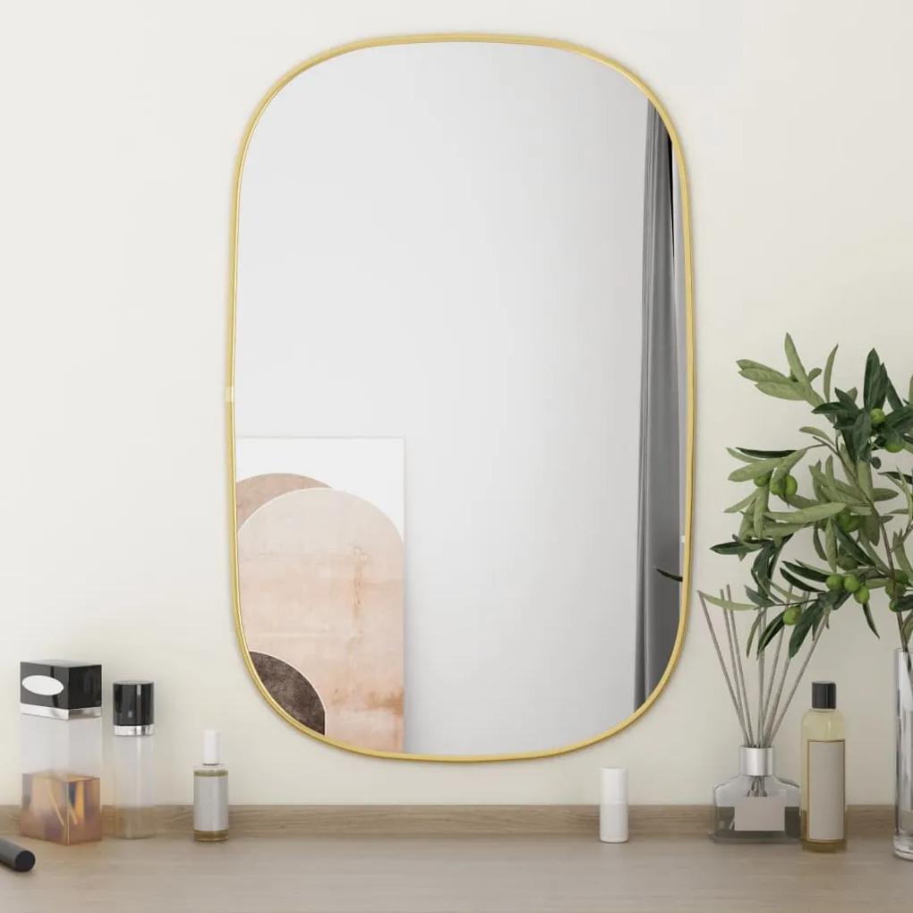 Espelho de parede 70x45 cm dourado