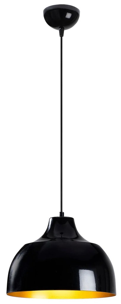 Candeeiro de Teto Berceste – Preto – 31 x 31 cm