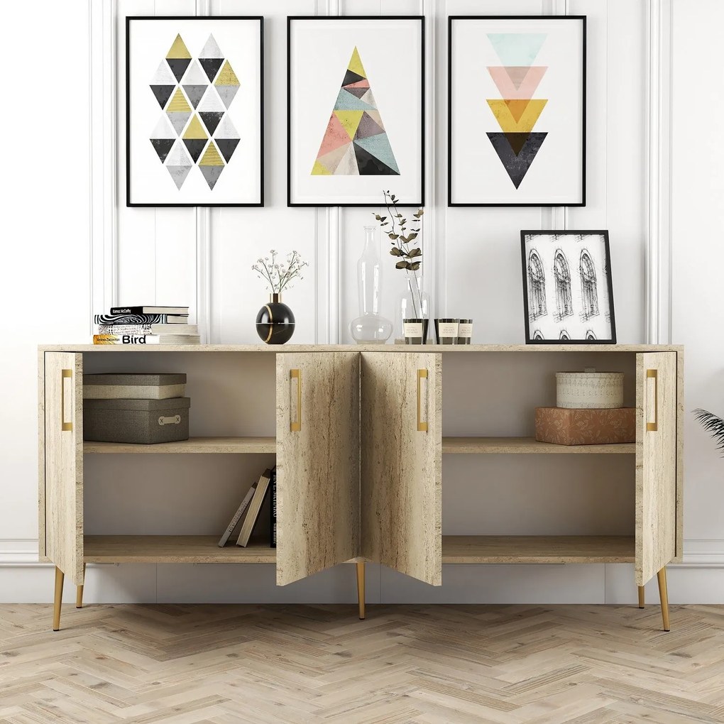 **** Console Kiev – Travertine – 180x78x35 cm
**