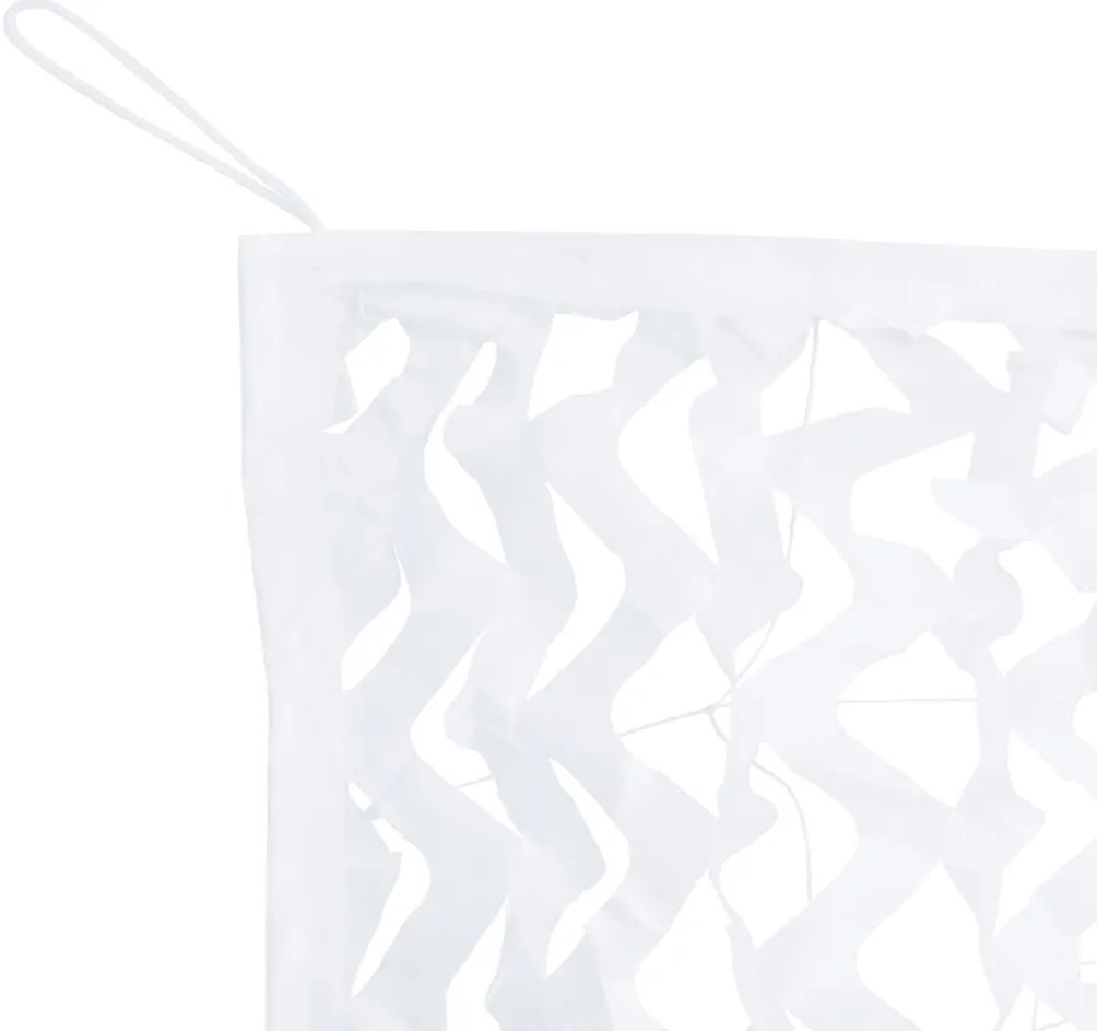 Rede de camuflagem com saco de arrumação 706x140 cm branco