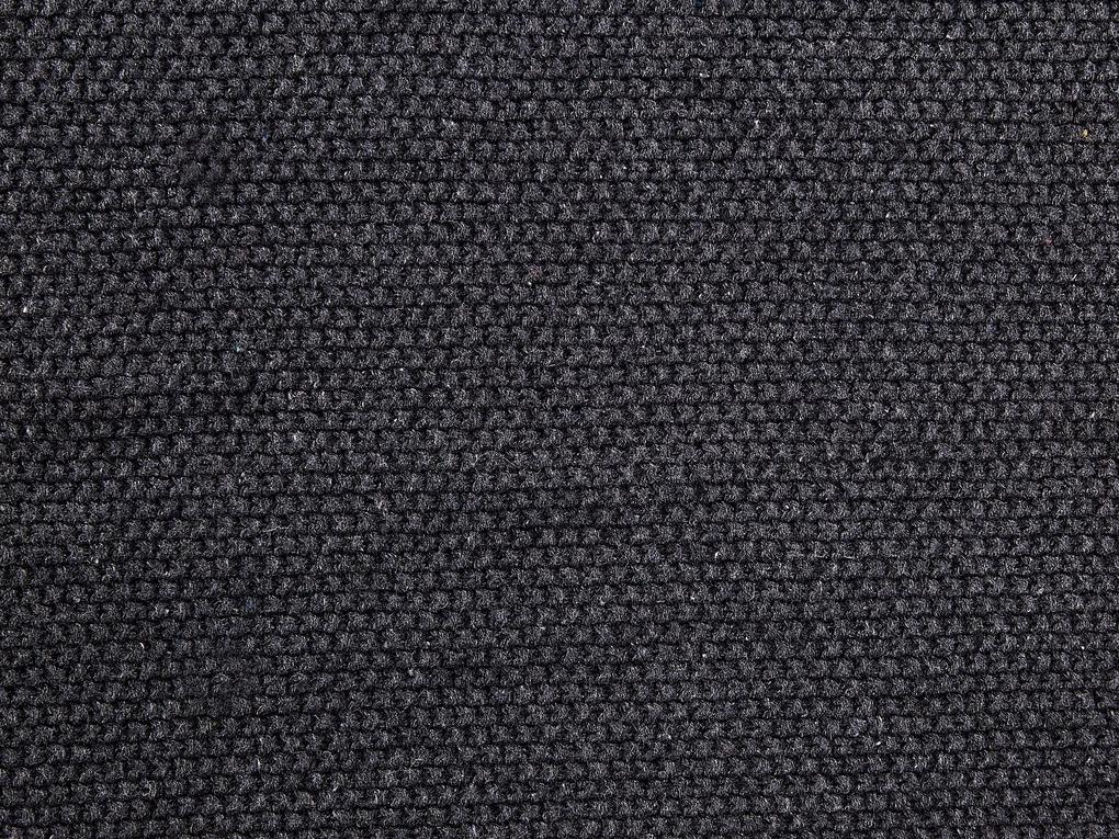 Manta cinzenta escura 130 x 180 cm ASAKA Beliani