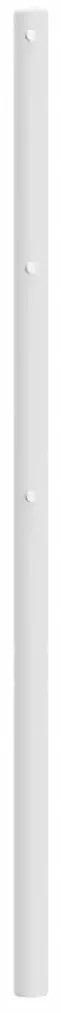Cabeceira de cama 90 cm metal branco