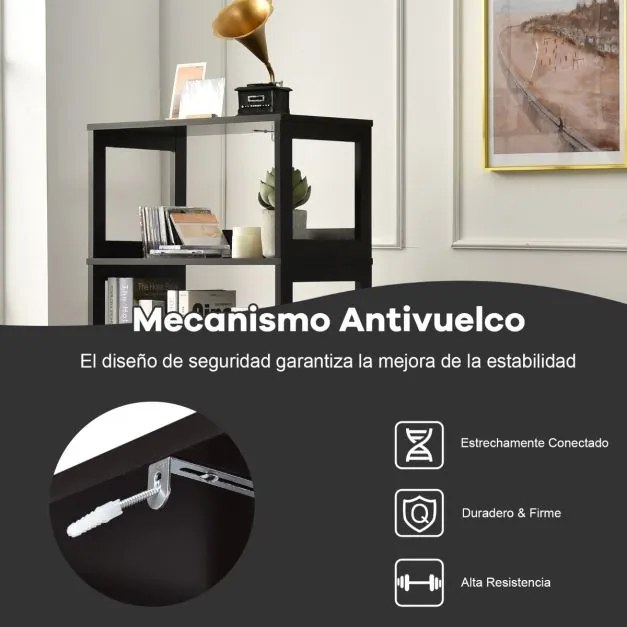 Estante de casa de banho com 3 prateleiras 1 gaveta 1 armário de arrumação Toalha Champô Gel Organizador de cozinha 60 x 32,5 x 122 cm Preto