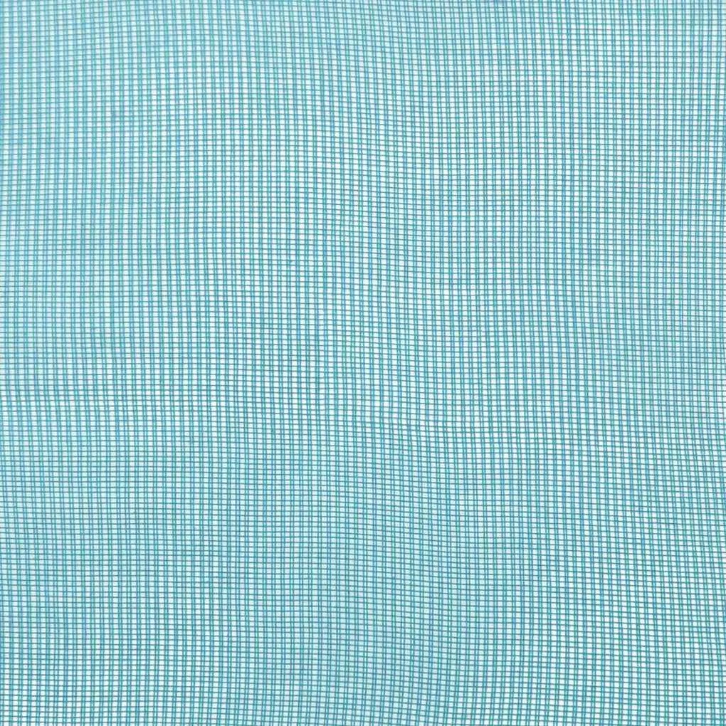 Cortinas de voile com ilhós 2 pcs turquesa