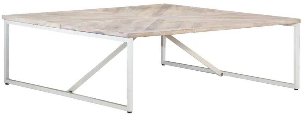 Mesa de centro 110x110x36 cm madeira de mangueira maciça