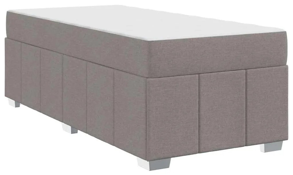 Estrutura da Cama Cinzento-acastanhado 90 x 190 cm tecido
