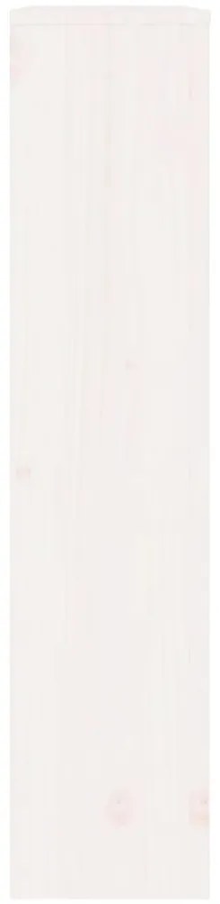 Cobertura de radiador 79,5x19x84 cm pinho maciço branca