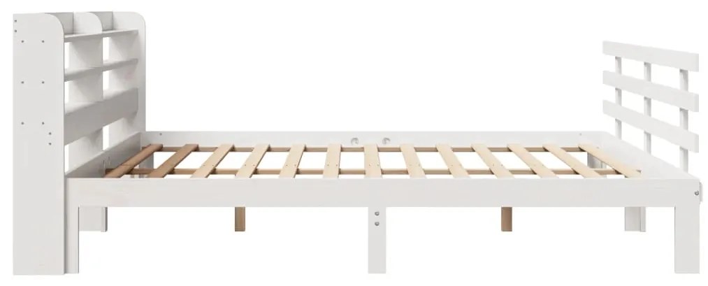 Estrutura de cama c/ cabeceira sem colchão 180x200 cm branco
