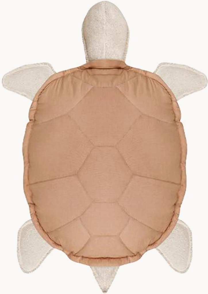 Almofada artesanal em algodão para crianças Turtle