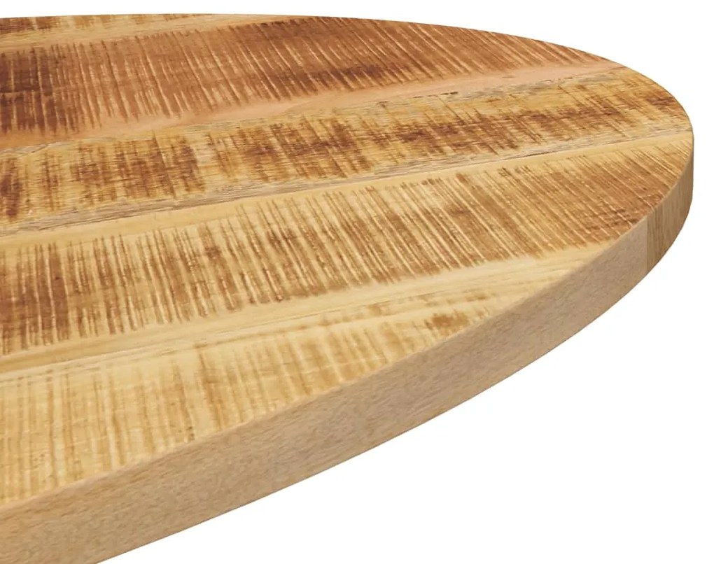 Tampo de mesa oval 110x40x2,5 cm madeira de mangueira maciça