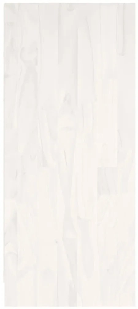Estante 104x33x76 cm pinho maciço branco