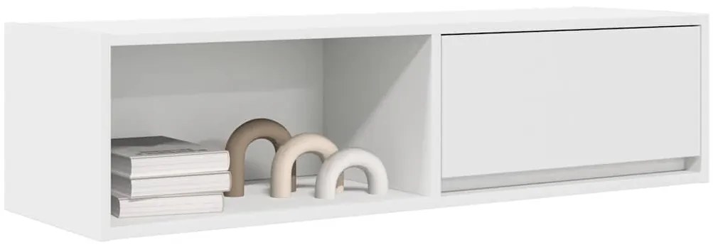Móveis de TV 2 pcs 100x31x25,5 cm deriv. madeira branco