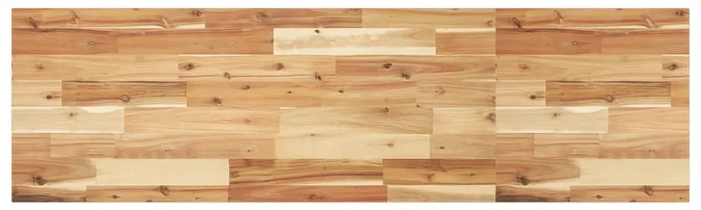 vidaXL Tampo p/ móvel de WC 160x40x2cm acácia maciça acabamento a óleo
