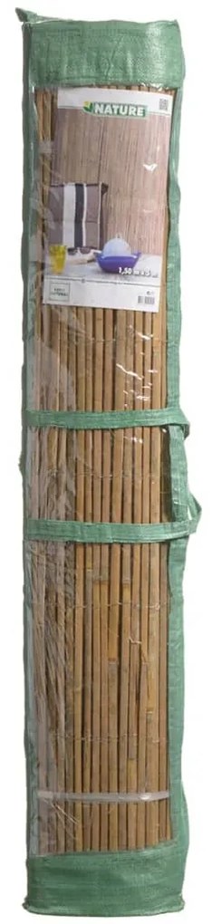 Nature Tela de jardim 1,5x5 m bambu