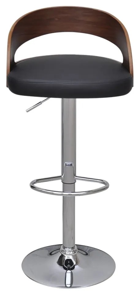 Bancos de bar 2 pcs madeira curvada