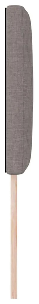 Cabeceira com Design de Blocos de Diamante Taupe 80 cm em Tecido