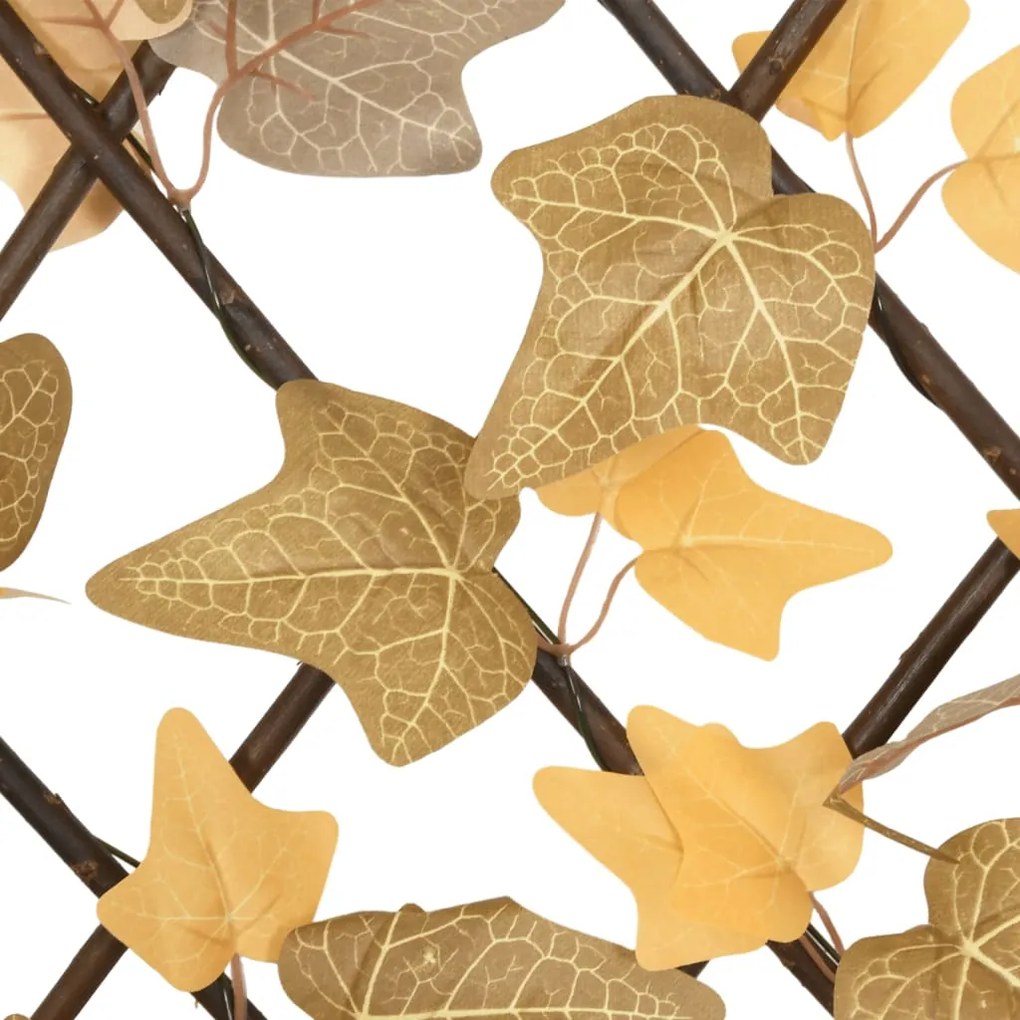 Treliça de ácer artificial extensível 5 pcs 180x60 cm laranja