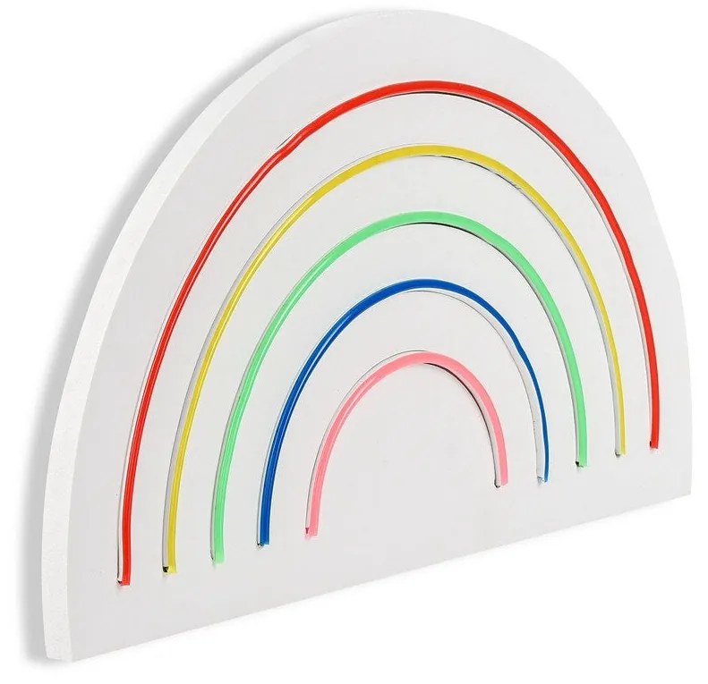 Iluminação LED Plástico Decorativo Rainbow – Multicolor – 50 x 26 x 2