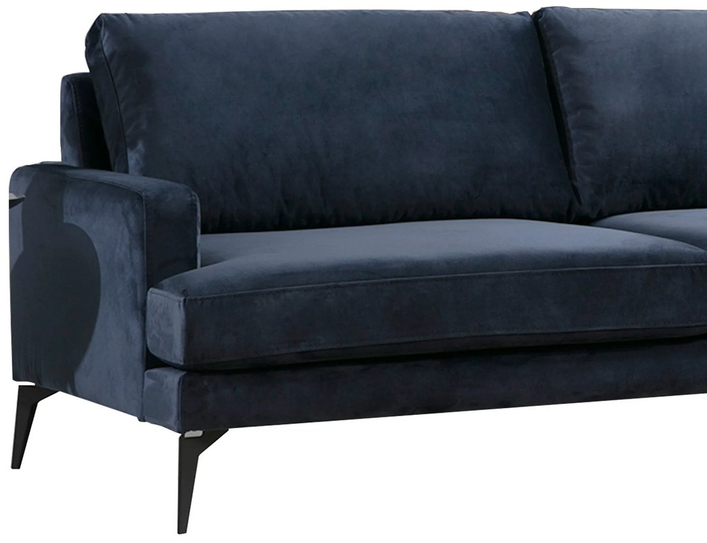 **** Sofá de Canto Papira – Azul Marinho – 283 x 180 cm
**