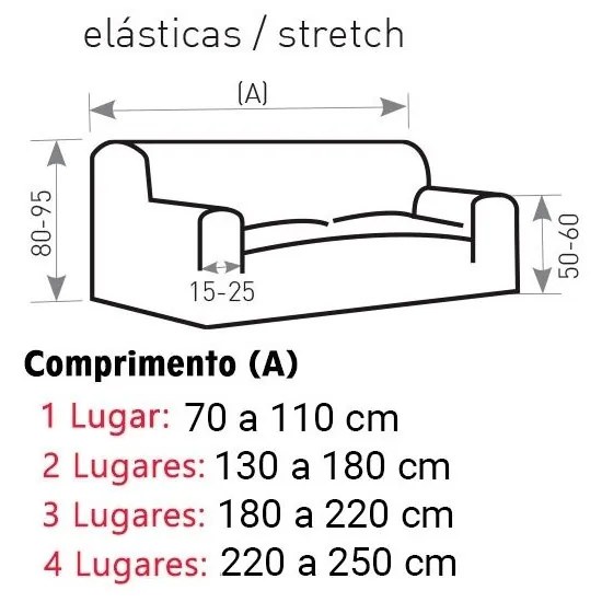 Capa de Sofá Elástica Singapura
