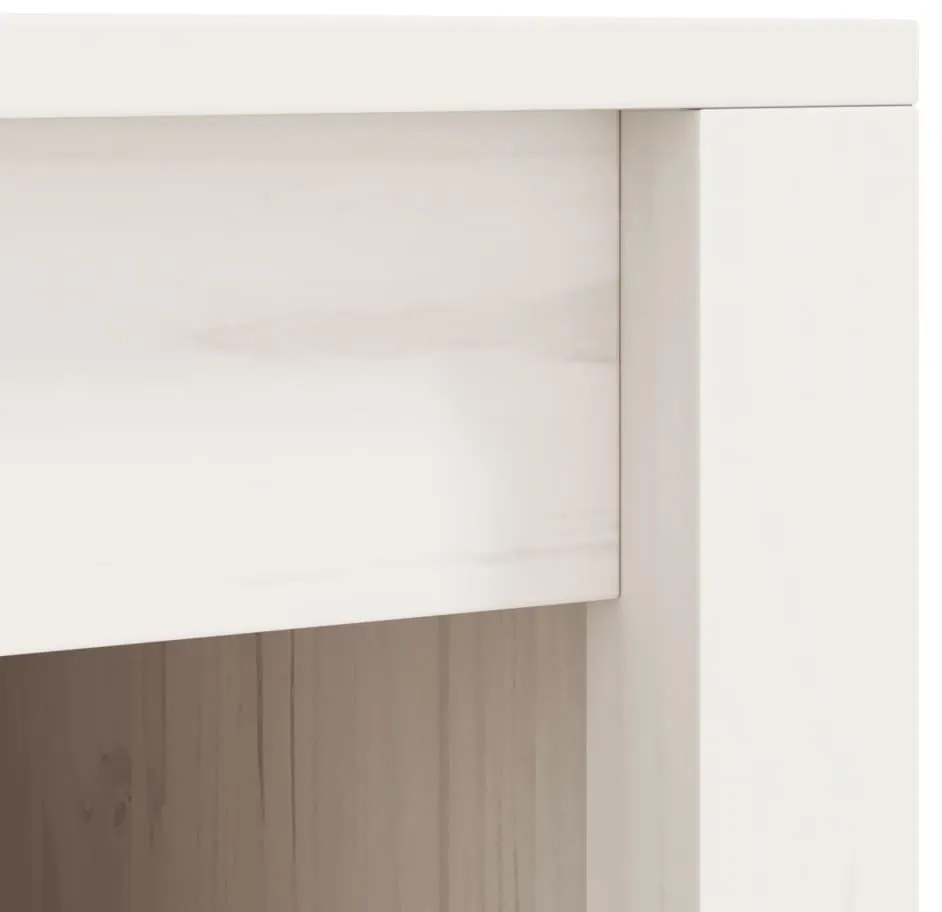 Armário de cozinha p/ exterior 55x55x92 cm pinho maciço branco
