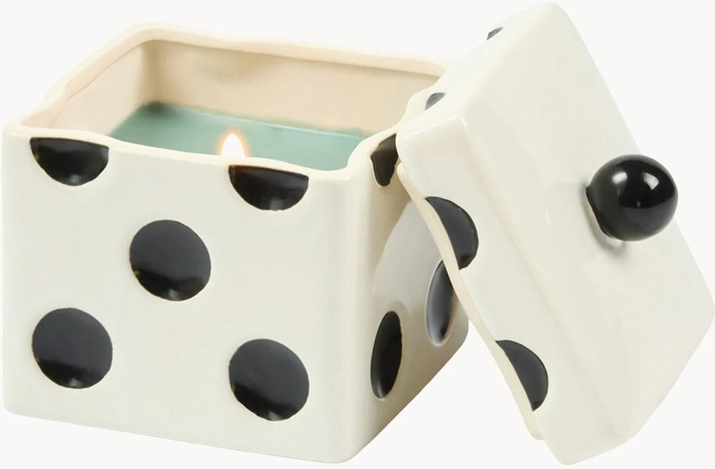 Vela perfumada em cerâmica Lucky Dice (Misted Lime)