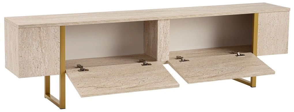 Móvel TV Serenity – Travertine Gold – 180 x 50 x 29,5 cm