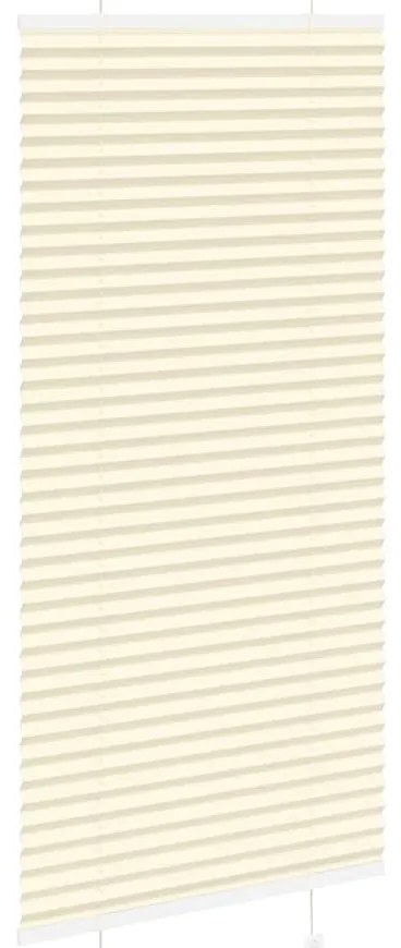 Creme Plissada Cega 55x150 cm Largura Tecido 54,4 cm Poliéster