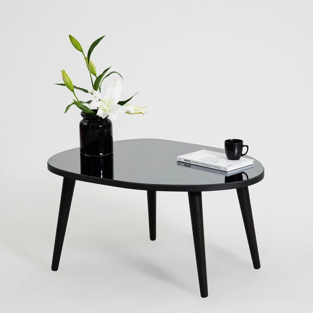 Mesa de Centro Gusto – Preto Fumado – 75x38x55 cm