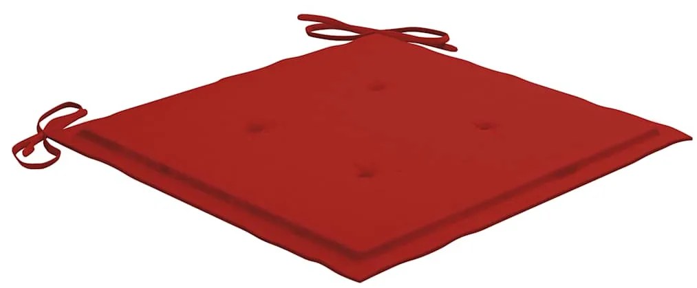 Cadeiras de jardim dobráveis 8 pcs c/ almofadões acácia maciça
