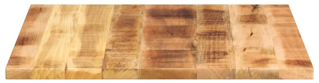 Tampo de mesa quadrado 70x70x3,8 cm mangueira áspera maciça