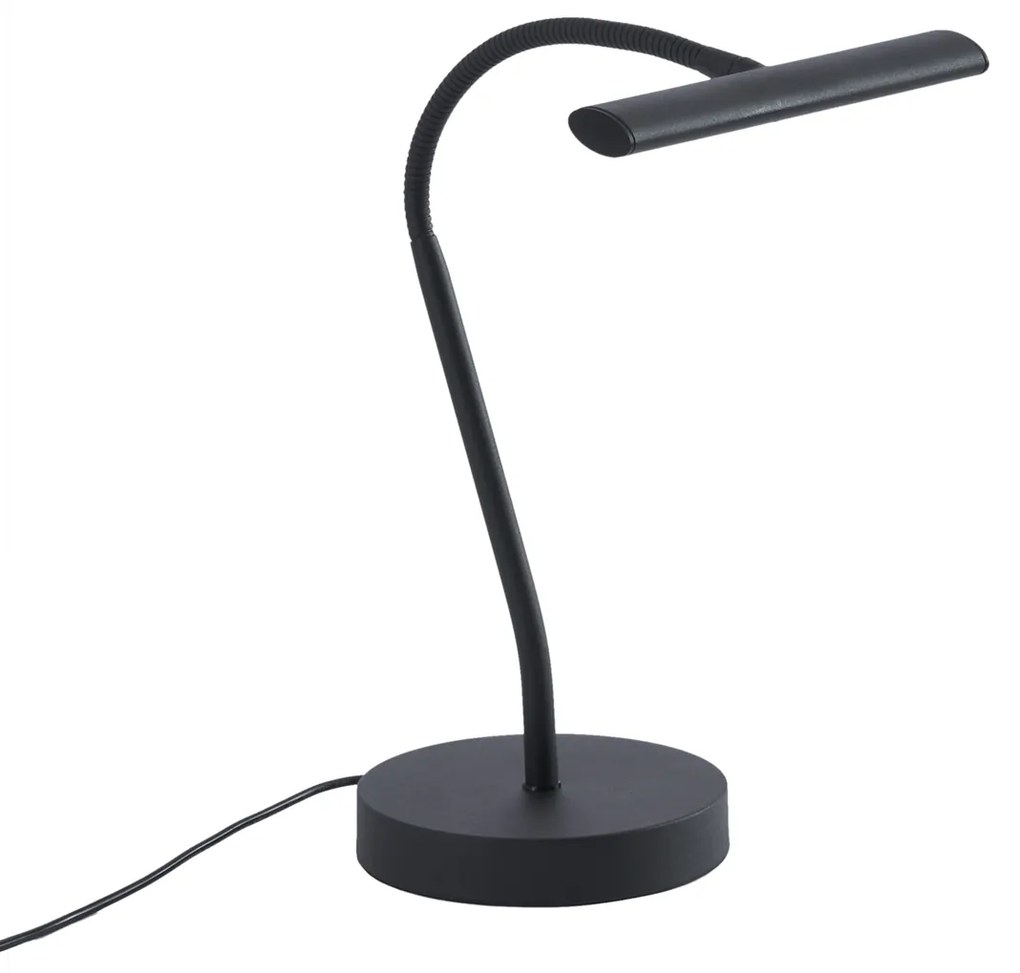Candeeiro de mesa Art Deco preto incluindo LED - Tableau Art Deco