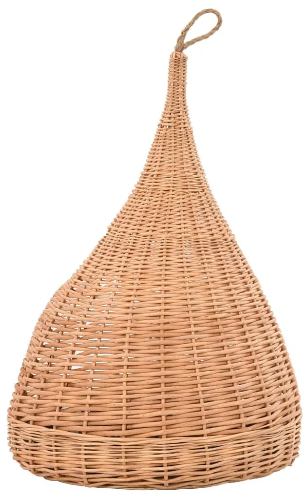 Ninho para gatos tipi c/ almofadão 40x60 cm salgueiro genuíno