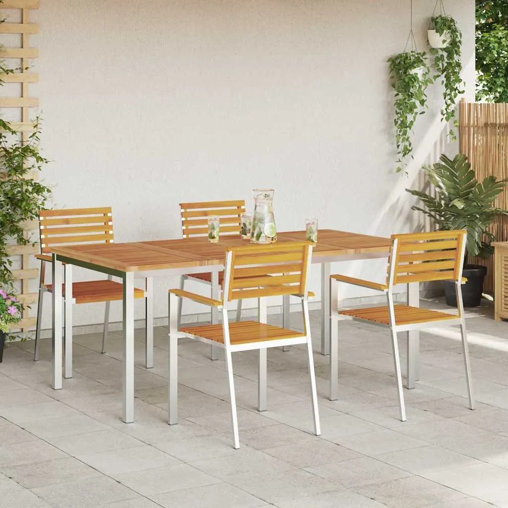 Conjunto de Jantar para Jardim 5 pcs