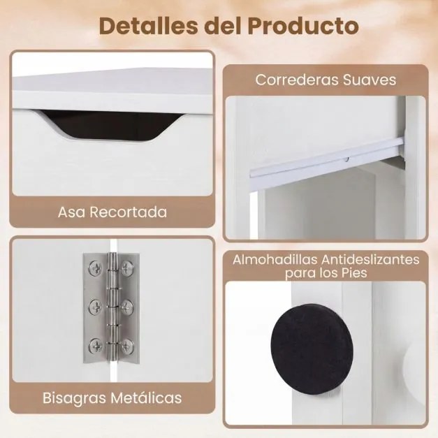 Mesa de jantar extensível 120 x 72 x 75 cm com 2 rodas; mesa de cozinha dobrável com prateleira, gaveta de 2 compartimentos e abas rebatíveis branca
