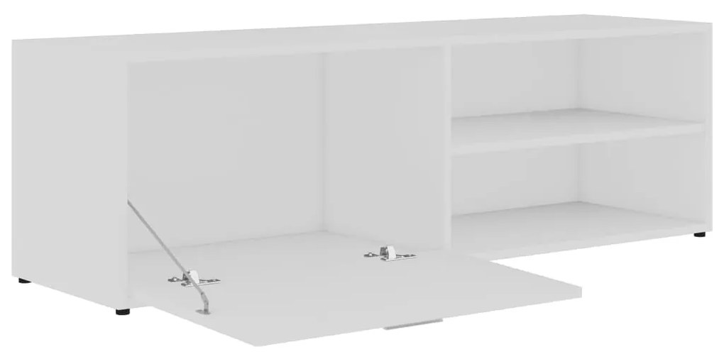 Móvel de TV 120x34x37 cm contraplacado branco